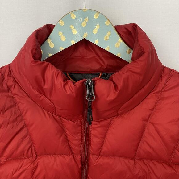 Hawke & Co Sport Down Packable Vest Mens Large Red Puffer Lightweight Jacket - Picture 3 of 11